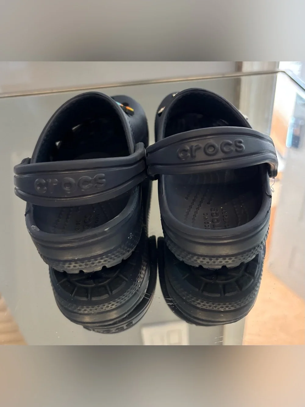 CROCS Kids Classic Crocs in Navy Blue